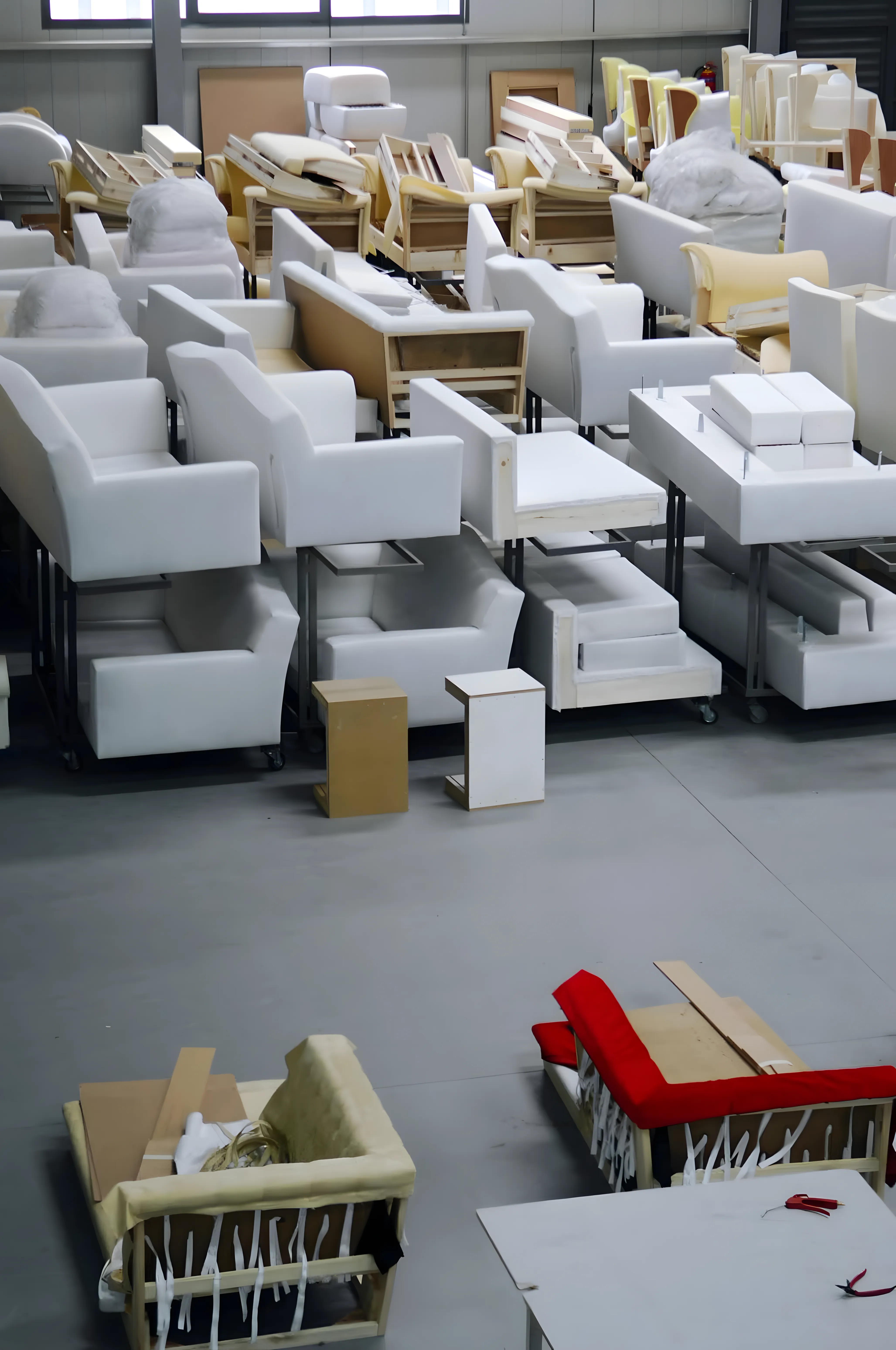 Interior of the Artisan Weave workshop